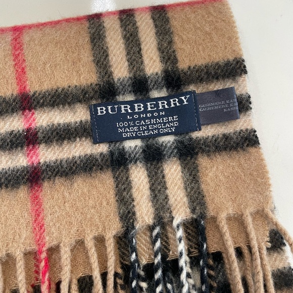 Burberry Accessories - Authentic Burberry 100% Cashmere Scarf